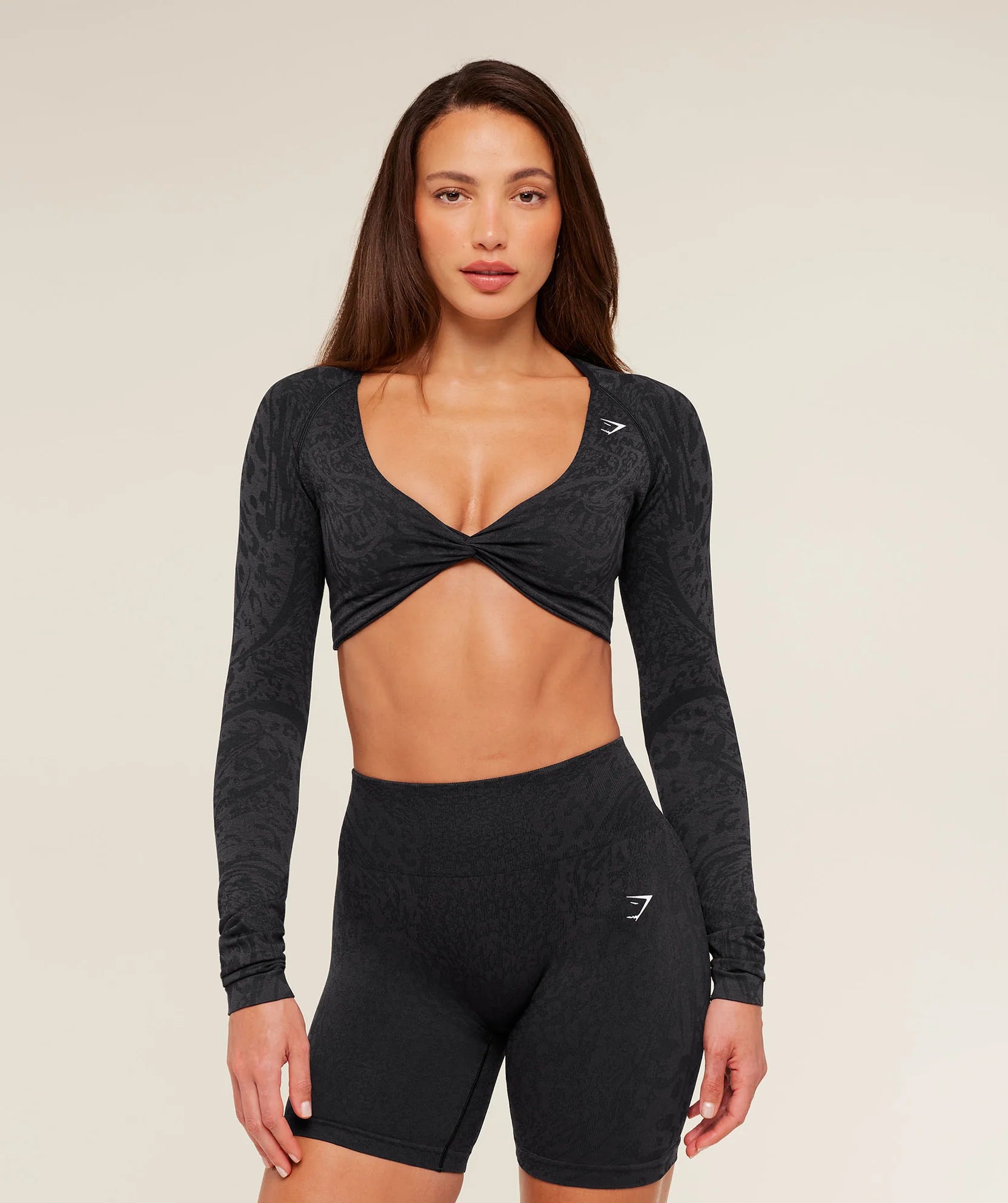Gymshark Adapt Animal X Whitney Long Sleeve Crop Top
