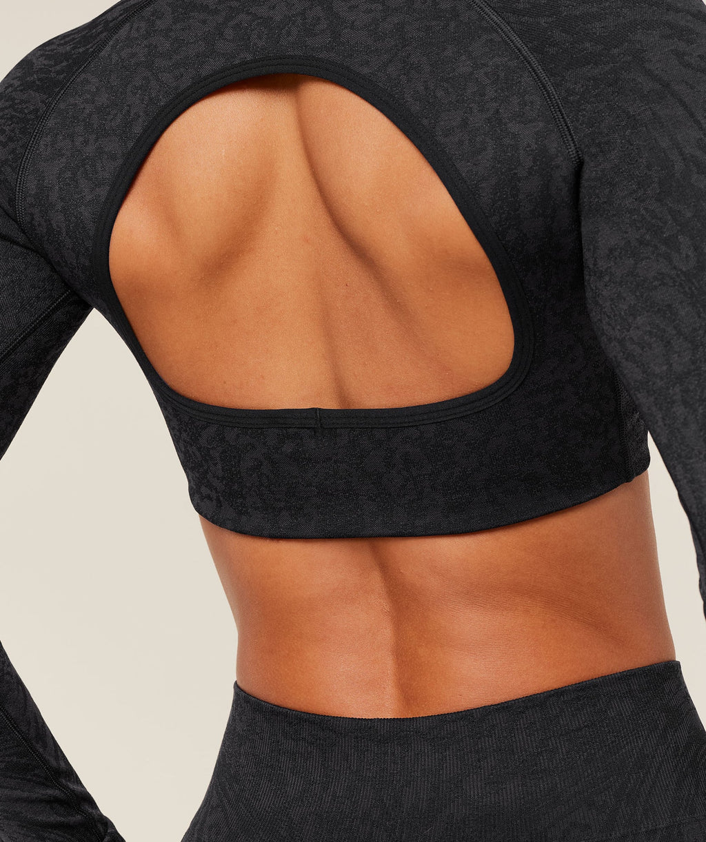 Gymshark Adapt Animal X Whitney Long Sleeve Crop Top