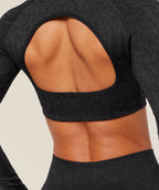 Gymshark Adapt Animal X Whitney Long Sleeve Crop Top
