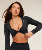 Gymshark Adapt Animal X Whitney Long Sleeve Crop Top