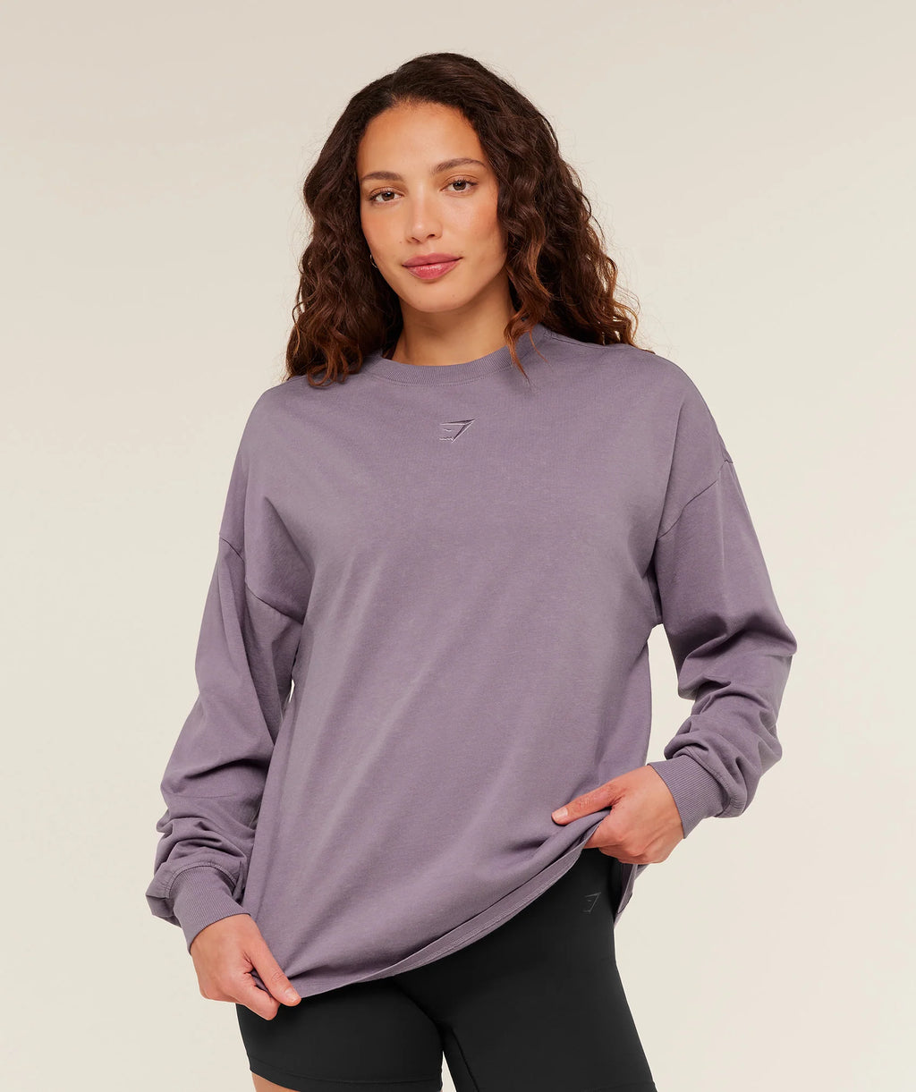 Gymshark Power Washed Long Sleeve Top