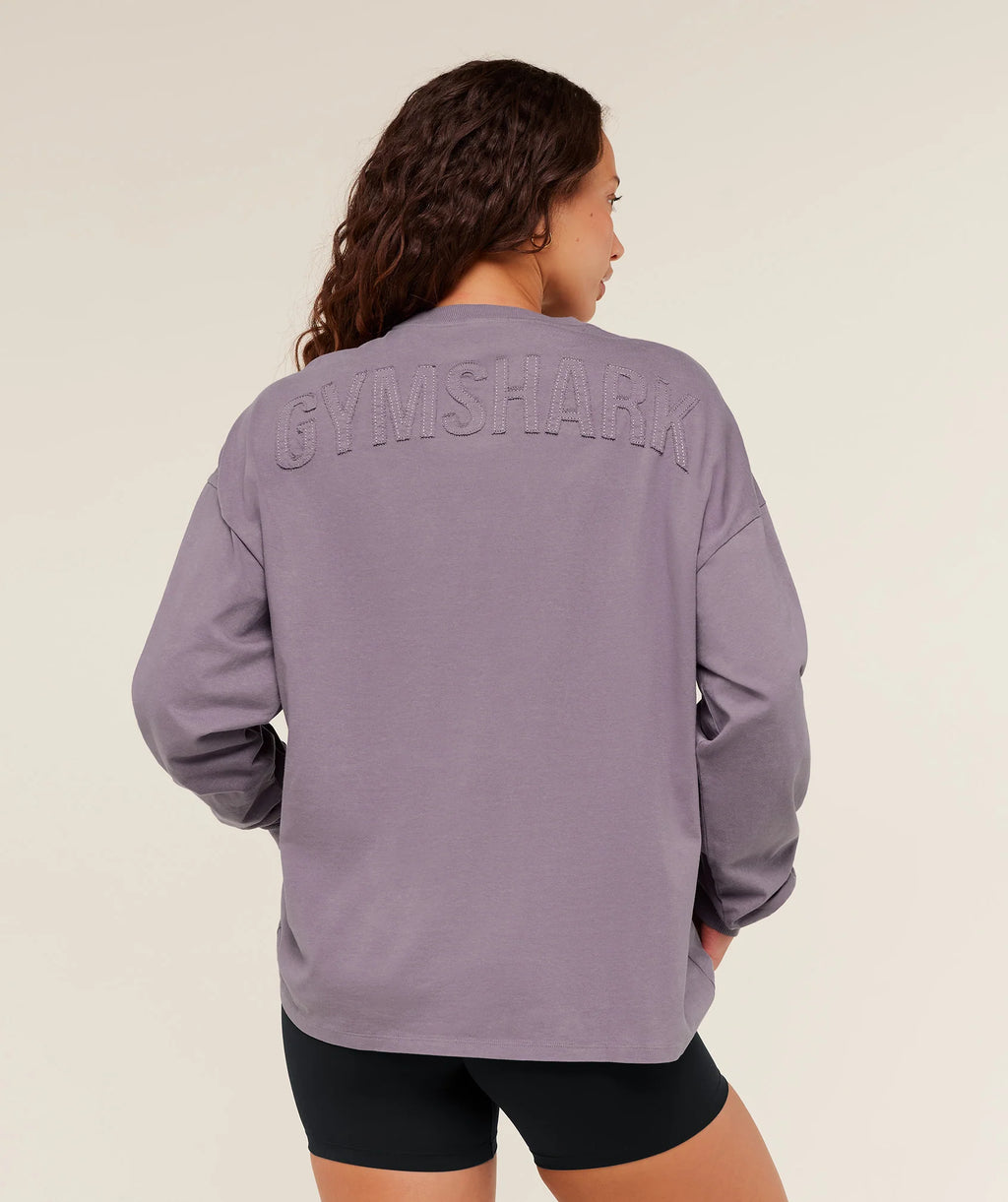 Gymshark Power Washed Long Sleeve Top